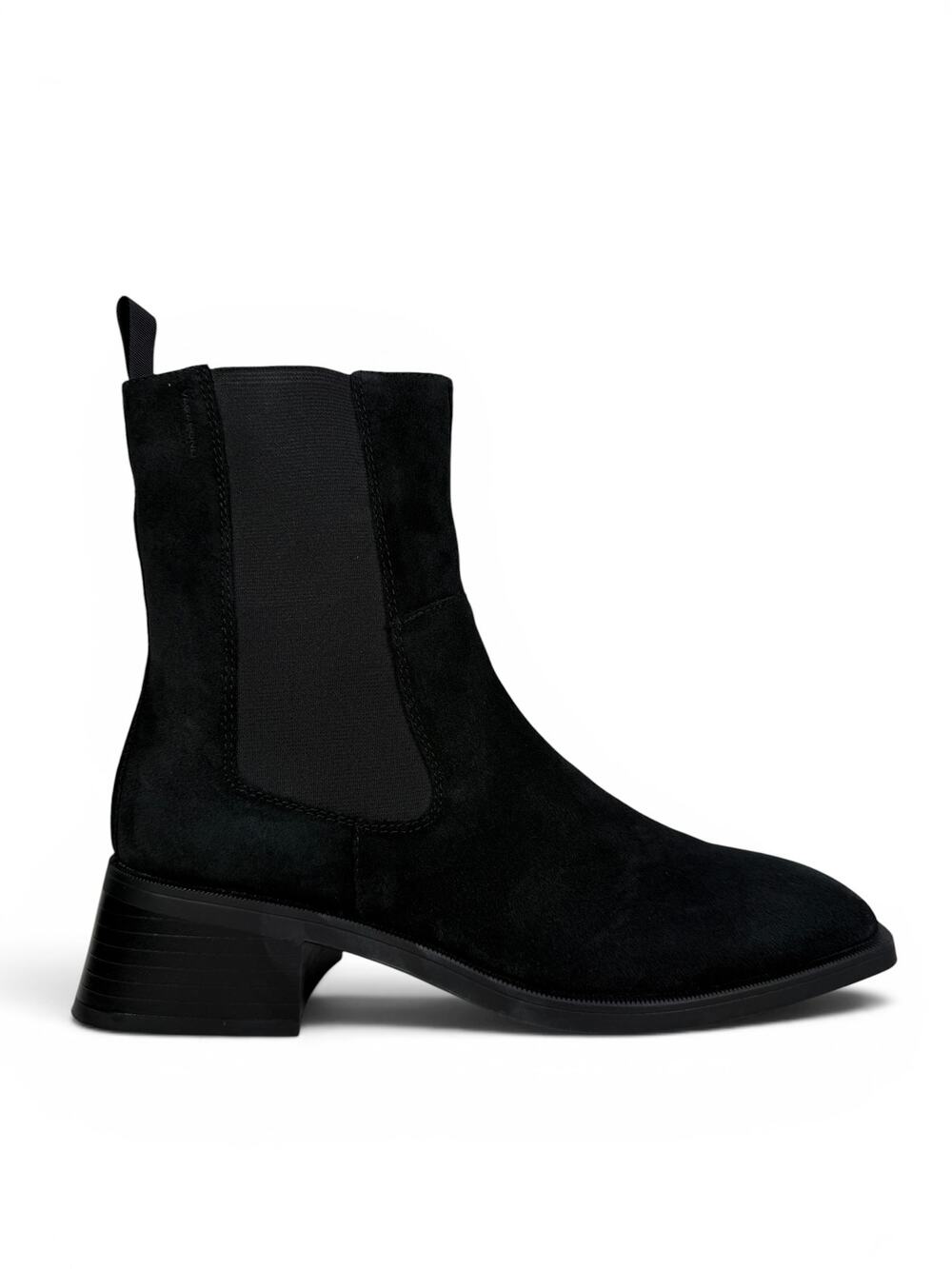 Vagabond Shoemakers Blanca Boots Womens 9‎ EU 39 Black Suede Square Toe